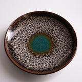 Paulo｜皿 レオパード×ブルー C｜Φ14cm × H2.5cm
